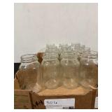 x13 star mason jars, all same size with no lids