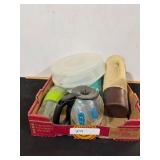 Misc Waterbottles thermos, plastic food containers