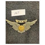 Vtg Sterling Silver WW2 US Pilot Air Crew Wings
