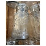 antique 1908 set of ball mason jars