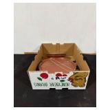 6 big plates 2 dessert plates brand unknown
