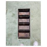 vintage mcm 4 loaf bread pan
