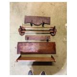 wooden racks
