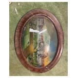 vintage bubble glass painting (picture not...