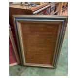 misc picture frames, various sizes