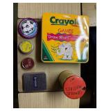 misc. metal tins and altoids and maltan cans