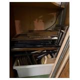 misc picture frames, various sizes
