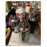 vintage soda siphons x3