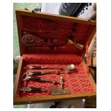 Vintage Thai Bar Set with wooden case