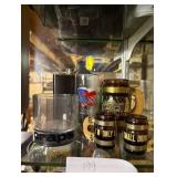 flask, misc cups