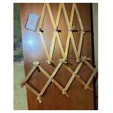 vintage wooden wall hangers, kansas glass tray,...