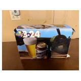 Schlitz beer 24 empty cans and box