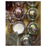 Christmas ornament candles x7 and other misc...