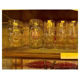 misc glass beer mugs