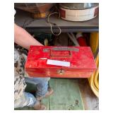 Various Old Hardware Items & Tool Box