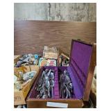Flatware case with misc utica stainless flatware
