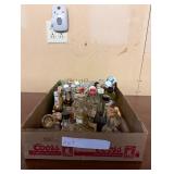 vintage miniture liquor bottles and airplane...