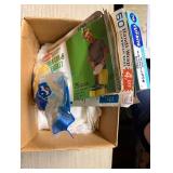 Kitchen Trash bags, sandwich bags, gloves