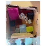 Cloth Jewerly Boxes misc. (no contents)