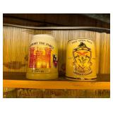 vintage ceramic mugs x2