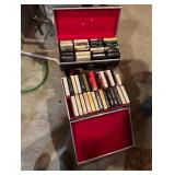 8 tracks with cases