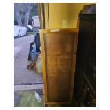 Vintage wooden cabniet with glass frame