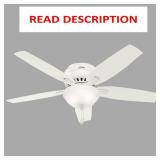 $169 Newsome 52 in. Indoor Fresh White Bowl Light