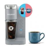 Keurig K-Iced Essentials Gray Iced and Hot Single-