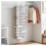 XL Mesh Hanging Shoe Organizer Gray