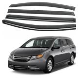 4PCS Rain Guards Window Visors Wind Deflector Fits