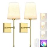 Battery Operated Wall Sconce  5000mAh Rechargeable