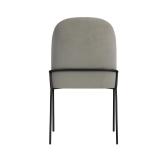 $114 HomePop Metal Velvet Upholstered Dining Chair