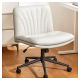 $150 Marsail Armless-Office Desk Chair with Wheels