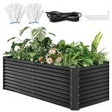 YITAHOME 8x4x2ft Raised Garden Bed Kit  Outdoor La