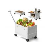 $129 Rolling Cart Shopping Cart Grocery Cart