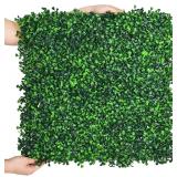 HWT 12 Pcs 20"X20"Grass Wall Backdrop  UV-Protecte