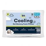 2 Pack Cooling Gel Memory Foam Pillow