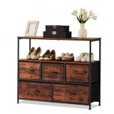 NEWBULIG TV Stand Entertainment Center with 5 Fabr