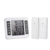 Freezer Alarm with Audible Alarm and 2 Wireless Se