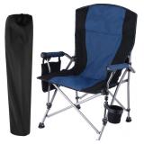 Portable Outdoor Camping Chair Ergonomic High Back