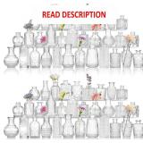 CEWOR Glass Bud Vases in Bulk  Set of 64 Small Vas