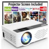 TMY Mini Projector  Upgraded Bluetooth Projector w