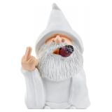 (2 Pack) Garden Gnome Statue  Smoking Wizard Gnome