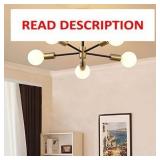 Modern Sputnik Light Fixture Semi Flush Mount Ceil