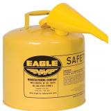 Eagle 5 Gallon Type I Yellow Safety Gas Can for Di
