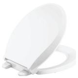 Kohler ReadyLatch Quiet-Close Round Toilet Seat  W