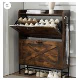 $100 Narrow Rattan Shoe Cabinet Storage for Entryw