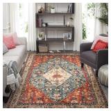Lahome Boho Tribal Area Rug - 9x12 Large Dining Ro