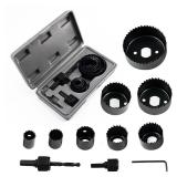 Hole Saw Set 11 Pieces 3/4" - 2-1/2" Hole Saw Kit