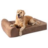 $198 Barker Beds Headrest Dog Bed for Large...